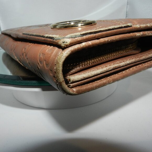 Limited Edition Gucci Guccissma Rose Gold Continental Wallet Hawaii Exclusive - Picture 7 of 16